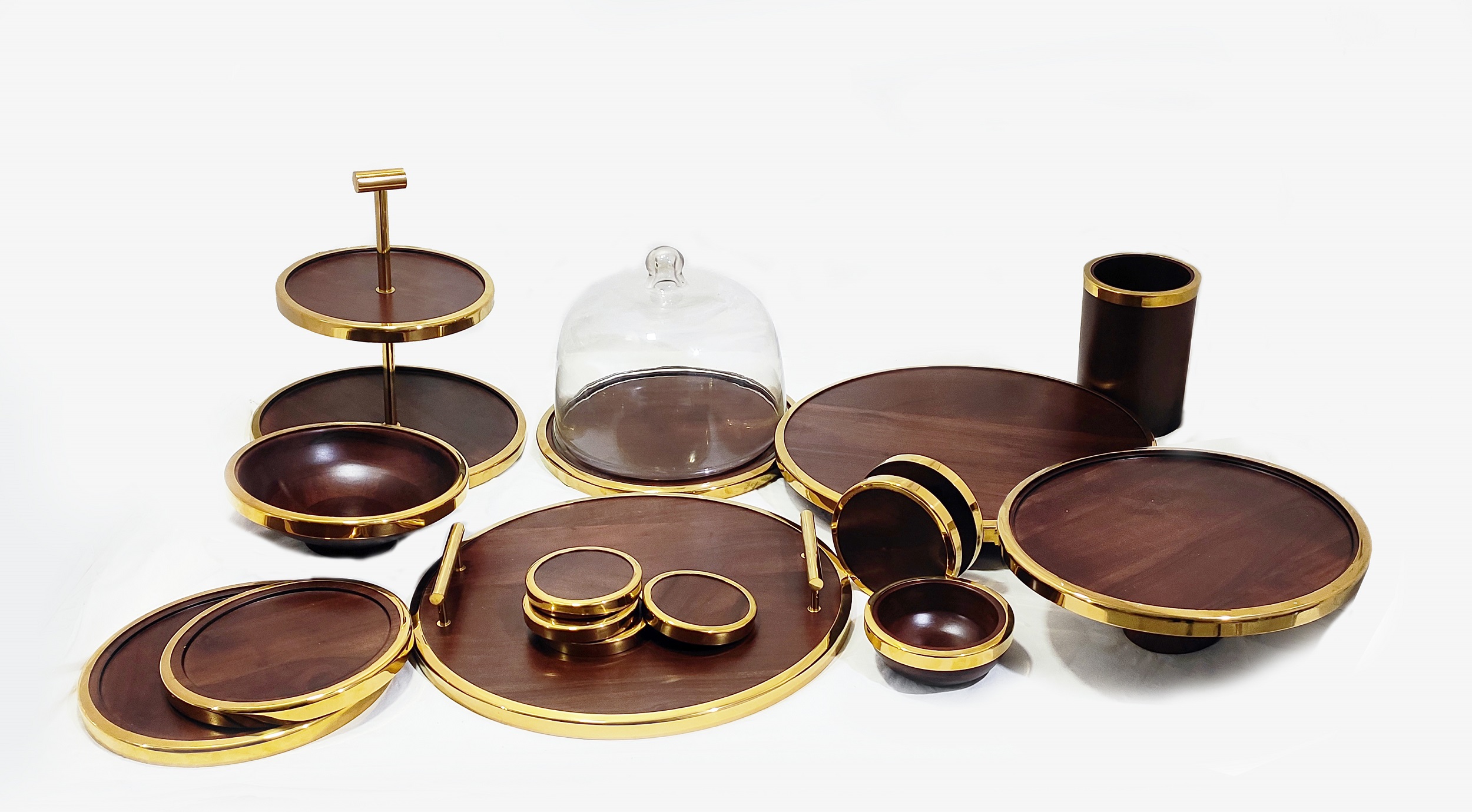 Gold Ring Serveware
