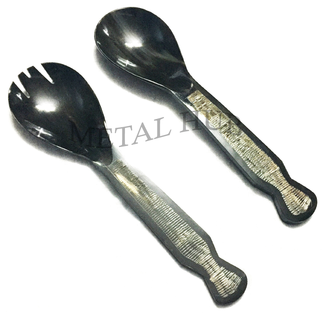 Horn Salad Service Set
