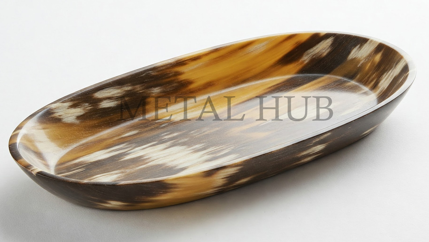 Horn Oval Serving Tray
