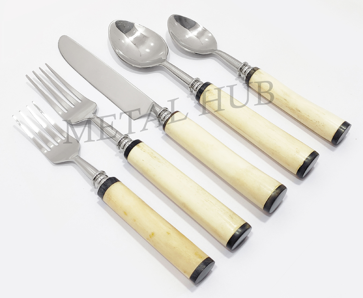 White Bone Flatware Set